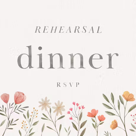 Rehearsal Dinner